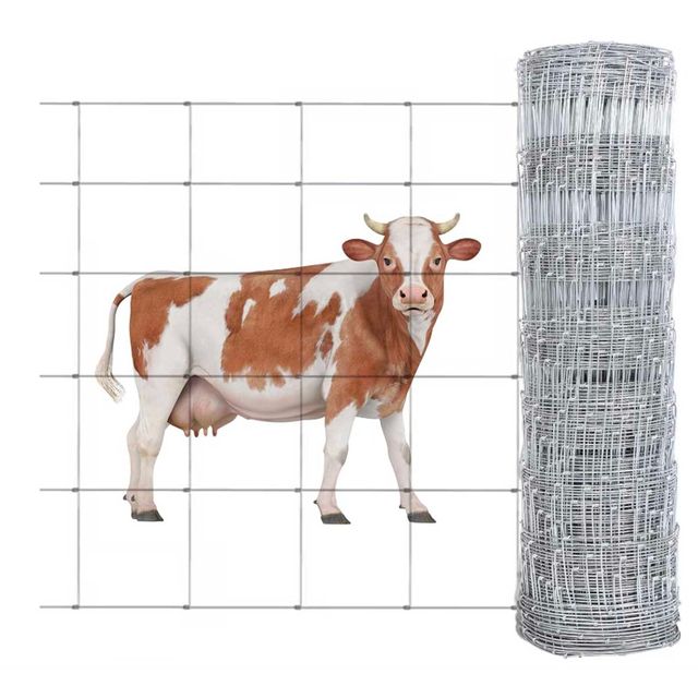 Livestock metal fence panel