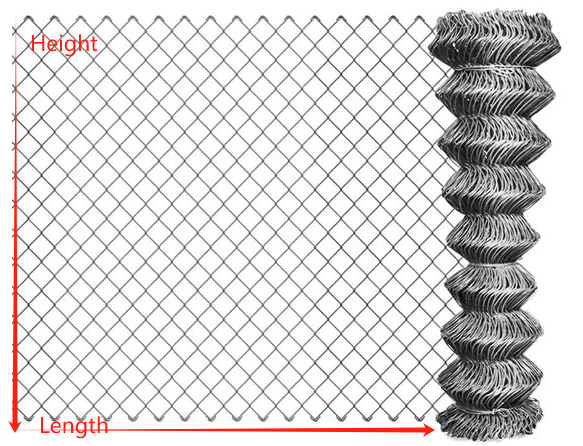 Heavy-Duty Galvanized Chain Link Mesh
