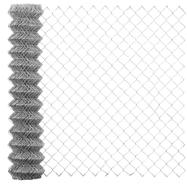 black chain link mesh Fence