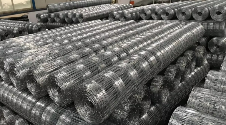 Galvanized Hinge Joint Fence for Livestock Pasture