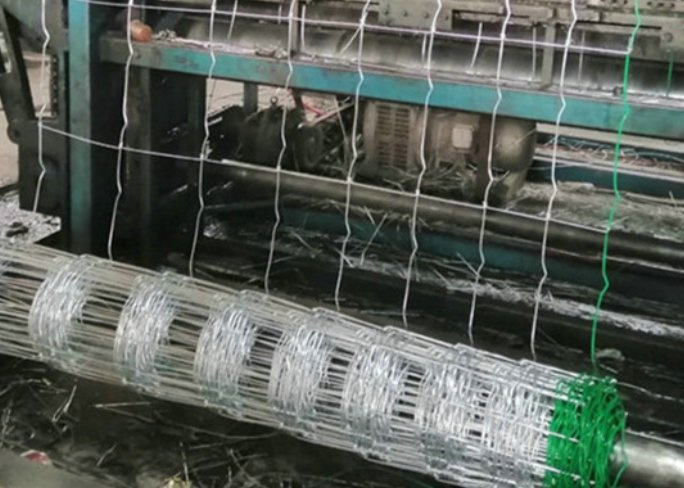 Galvanized Hinge Joint Fence for Livestock Pasture