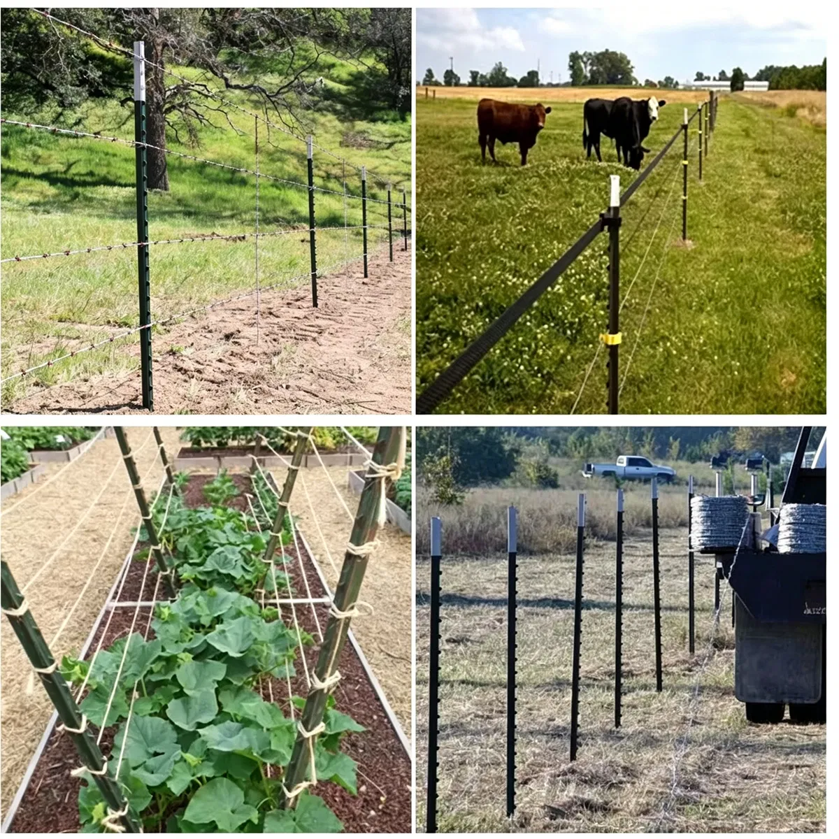 Studded Steel T Post for Farm Livestock